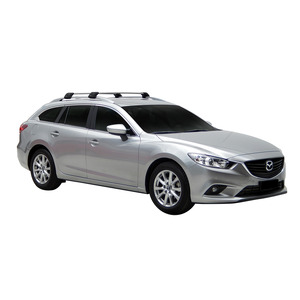 Prorack Silver 2 Bar Aero Flush Bar kit to suit Mazda 6 5dr Wagon (2012 - Current)