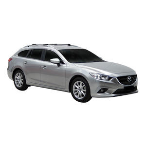 Prorack Silver 2 Bar Aero Rail Bar kit to suit Mazda 6 5dr Wagon (2012 - Current)