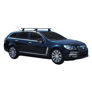Prorack Silver 2 Bar Heavy Duty Through Bar kit to suit Holden Commodore VF 5dr Wagon (6/2013 - 3/2017)