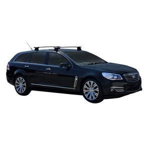 Prorack Silver 2 Bar Aero Through Bar kit to suit Holden Commodore VF 5dr Wagon (6/2013 - 3/2017)