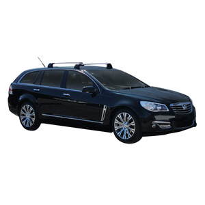 Prorack Silver 2 Bar Aero Flush Bar kit to suit Holden Commodore VF 5dr Wagon (6/2013 - 3/2017)