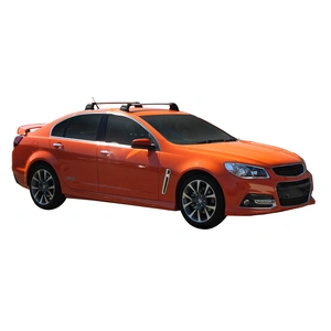 Prorack Silver 2 Bar Aero Flush Bar kit to suit Holden Commodore VF 4dr Sedan (6/2013 - 3/2017)