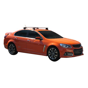 Prorack Silver 2 Bar Aero Through Bar kit to suit Holden Commodore VF 4dr Sedan (6/2013 - 3/2017)