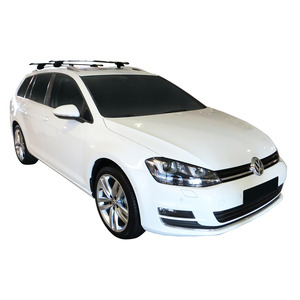 Prorack Black 2 Bar Aero Through Bar kit to suit Volkswagen Golf Mk7 5dr Wagon (2013 - 2020)