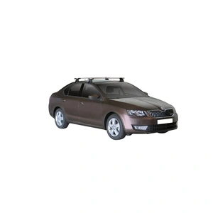 Prorack Silver 2 Bar Aero Through Bar kit to suit Skoda Octavia 5dr Hatch (2/2014 - 5/2017)