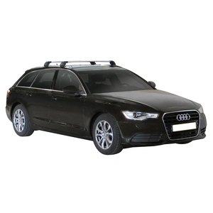 Prorack Silver 2 Bar Aero Flush Bar kit to suit Audi A6/S6/RS6 Avant 5dr Wagon (2011 - 2018)