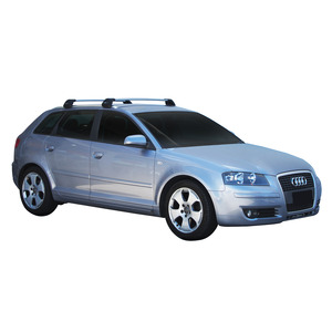 Prorack Black 2 Bar Aero Flush Bar kit to suit Audi A3/S3/RS3 Sportback 5dr Hatch (2004 - 2012)
