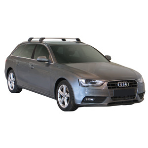 Prorack Black 2 Bar Aero Flush Bar kit to suit Audi A4/S4/RS4 Avant 5dr Wagon (2009 - 2015)