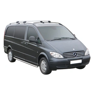 Prorack Silver 2 Bar Aero Flush Bar kit to suit Mercedes-Benz Vito 4dr Van (2003 - 2015)