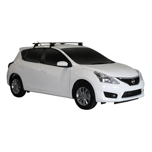 Prorack Black 2 Bar Aero Through Bar kit to suit Nissan Pulsar 5dr Hatch (2013 - Current)