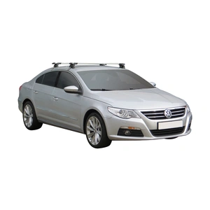 Prorack Black 2 Bar Aero Through Bar kit to suit Volkswagen Passat CC 4dr Coupe (2008 - 2011)