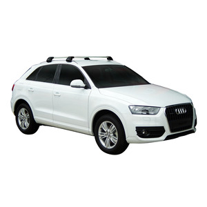Prorack Silver 2 Bar Aero Flush Bar kit to suit Audi Q3/RS Q3 5dr SUV (2012 - 2018)