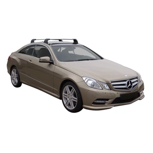 Prorack Silver 2 Bar Aero Flush Bar kit to suit Mercedes-Benz E-Class 2dr Coupe (2009 - 2016)