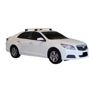 Prorack Silver 2 Bar Aero Through Bar kit to suit Holden Malibu 4dr Sedan (2013 - Current)
