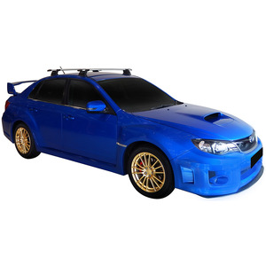 Prorack Silver 2 Bar Aero Through Bar kit to suit Subaru WRX 4dr Sedan (2011 - 2014)