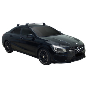 Prorack Silver 2 Bar Aero Flush Bar kit to suit Mercedes-Benz CLA 4dr Coupe (2013 - Current)