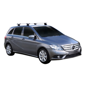 Prorack Black 2 Bar Aero Through Bar kit to suit Mercedes-Benz B-Class Sports Tourer 5dr Hatch (2012 - 2014)