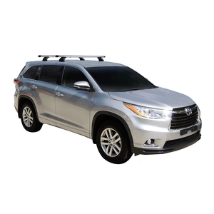 Prorack Silver 2 Bar Heavy Duty Through Bar kit to suit Toyota Highlander GX 5dr SUV (2014 - 2/2020)