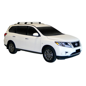 Prorack Silver 2 Bar Aero Flush Bar kit to suit Nissan Pathfinder 5dr SUV (11/2013 - 2022)