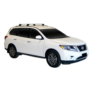 Prorack Silver 2 Bar Aero Flush Bar kit to suit Nissan Pathfinder 5dr SUV (11/2013 - 2022)