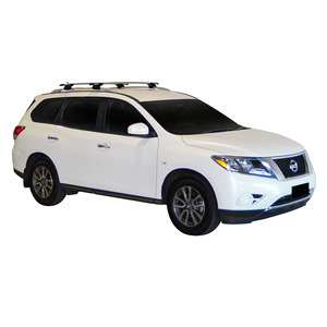 Prorack Black 2 Bar Aero Through Bar kit to suit Nissan Pathfinder 5dr SUV (11/2013 - 2022)