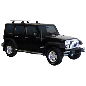 Prorack Silver 2 Bar Heavy Duty Through Bar kit to suit Jeep Wrangler Unlimited JK 5dr SUV (2007 - 4/2019)