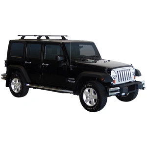 Prorack Black 2 Bar Heavy Duty Through Bar kit to suit Jeep Wrangler Unlimited JK 5dr SUV (2007 - 4/2019)