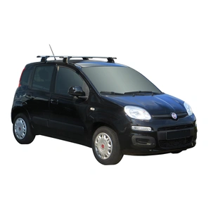 Prorack Black 2 Bar Aero Through Bar kit to suit Fiat Panda 5dr Hatch (2014 - Current)