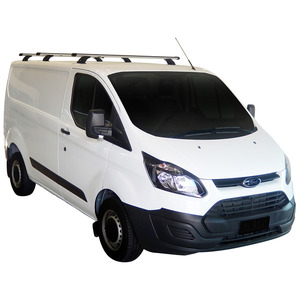 Prorack Silver 3 Bar Heavy Duty Through Bar kit to suit Ford Transit Custom 4dr Van (2014 - Current)