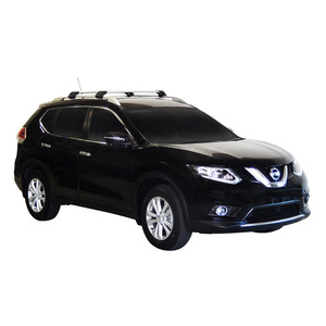 Prorack Silver 2 Bar Aero Flush Bar kit to suit Nissan X-Trail 5dr SUV (2014 - 2022)
