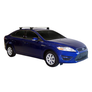 Prorack Black 2 Bar Aero Through Bar kit to suit Ford Mondeo 5dr Hatch (2010 - 2014)