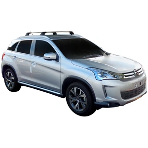 Prorack Black 2 Bar Aero Flush Bar kit to suit Citroen C4 Aircross 5dr SUV (2012 - Current)