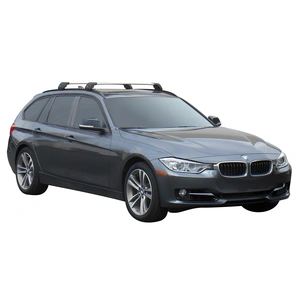 Prorack Silver 2 Bar Aero Flush Bar kit to suit BMW 3 Series 5dr Wagon (2012 - 2/2019)