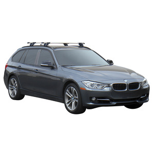 Prorack Silver 2 Bar Aero Through Bar kit to suit BMW 3 Series 5dr Wagon (2012 - 2/2019)