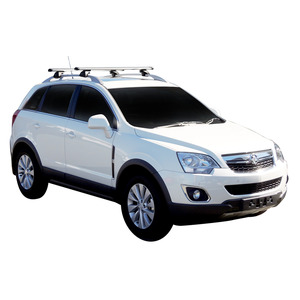 Prorack Black 2 Bar Heavy Duty Through Bar kit to suit Holden Captiva 5 5dr SUV (2006 - 2020)