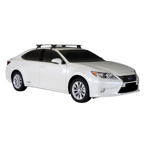 Prorack Silver 2 Bar Aero Through Bar kit to suit Lexus ES 4dr Sedan (2012 - 2018)