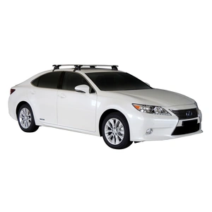 Prorack Black 2 Bar Aero Through Bar kit to suit Lexus ES 4dr Sedan (2012 - 2018)