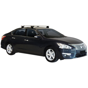 Prorack Silver 2 Bar Aero Through Bar kit to suit Nissan Altima 4dr Sedan (2013 - Current)