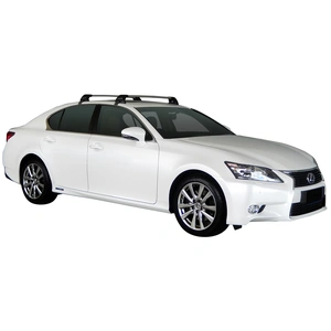 Prorack Silver 2 Bar Aero Flush Bar kit to suit Lexus GS 4dr Sedan (2012 - 2020)