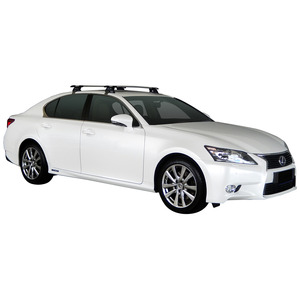 Prorack Black 2 Bar Aero Through Bar kit to suit Lexus GS 4dr Sedan (2012 - 2020)