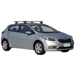 Prorack Silver 2 Bar Heavy Duty Through Bar kit to suit Kia Cerato 5dr Hatch (2013 - 2018)