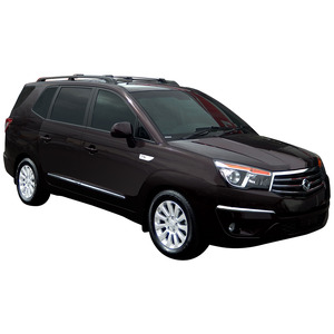 Prorack Silver 2 Bar Aero Rail Bar kit to suit SsangYong Stavic 5dr MPV (2014 - Current)