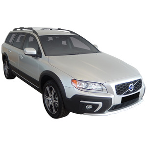 Prorack Silver 2 Bar Aero Rail Bar kit to suit Volvo XC70 5dr Wagon (2013 - Current)