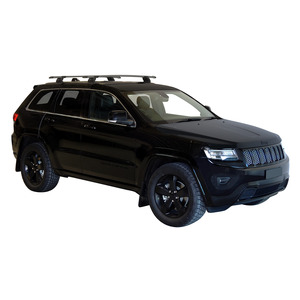 Prorack Silver 2 Bar Aero Through Bar kit to suit Jeep Grand Cherokee WK2 SRT-8 / Blackhawk 5dr SUV (2012 - 12/2021)