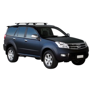 Prorack Black 2 Bar Aero Through Bar kit to suit Great Wall X200 5dr SUV (11/2009 - Current)