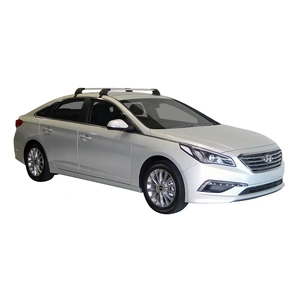 Prorack Silver 2 Bar Aero Flush Bar kit to suit Hyundai Sonata 4dr Sedan (2015 - 2019)