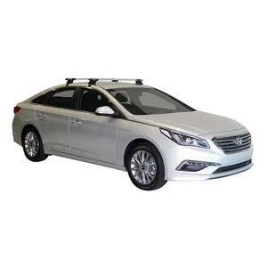 Prorack Black 2 Bar Aero Through Bar kit to suit Hyundai Sonata 4dr Sedan (2015 - 2019)