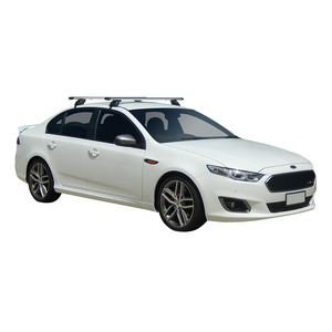 Prorack Silver 2 Bar Heavy Duty Through Bar kit to suit Ford Falcon FG X 4dr Sedan (12/2014 - 2016)