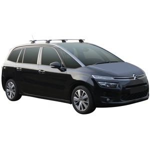 Prorack Black 2 Bar Aero Through Bar kit to suit Citroen C4 Grand Picasso 5dr MPV (2014 - 2017)