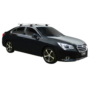 Prorack Black 2 Bar Aero Through Bar kit to suit Subaru Legacy 4dr Sedan (2014 - 2020)
